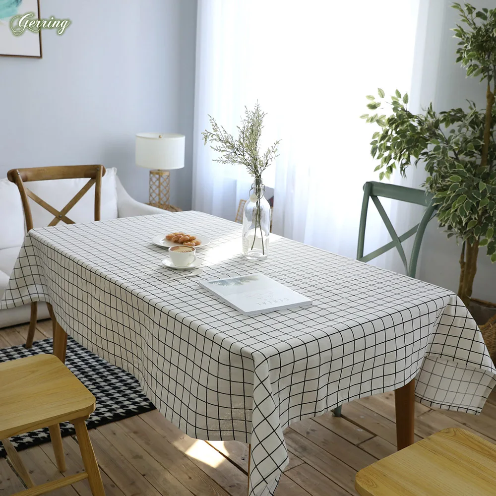 Gerring Tabl Cover Waterproof Modern Art Cotton Linen White Birthday Table Cloth Picnic Black Kitchen Rectangular Tablecloths
Gerring Tabl Cover Waterproof Modern Art Cotton Linen White Birthday Table Cloth Picnic Black Kitchen Rectangular Tablecloths