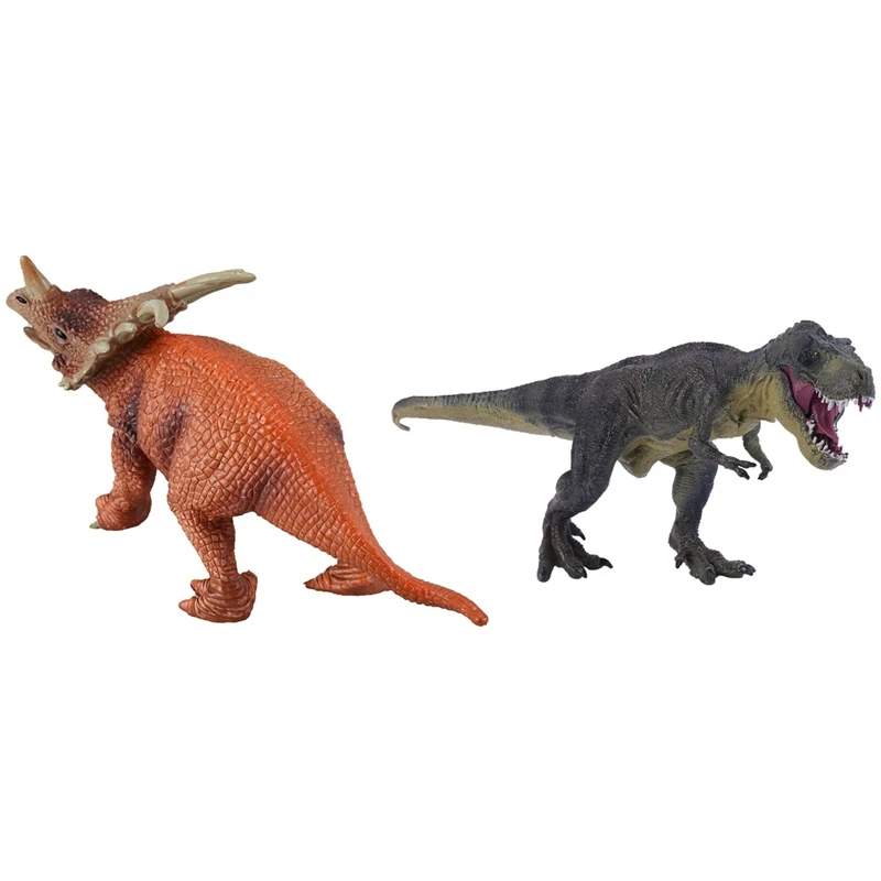 2Pcs Jurassic Wild Life Styracosaurus Dinosaur Toy Plastic Play Toys World Park Dinosaur Model - Brown & Dark Green
2Pcs Jurassic Wild Life Styracosaurus Dinosaur Toy Plastic Play Toys World Park Dinosaur Model - Brown & Dark Green