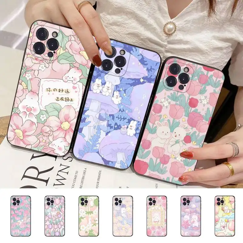 Cartoon Cute Rabbit Phone Case for iPhone 11 12 13 mini pro XS MAX 8 7 6 6S Plus X 5S SE 2020 XR case
Cartoon Cute Rabbit Phone Case for iPhone 11 12 13 mini pro XS MAX 8 7 6 6S Plus X 5S SE 2020 XR case