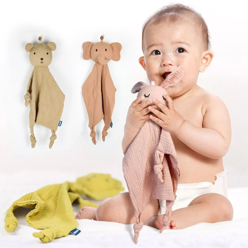 Baby Security Blanket Soothe Appease Towel Soft Cotton Gauze Animal Doll Teething Bib Infants Comfort Sleeping Nursing
Baby Security Blanket Soothe Appease Towel Soft Cotton Gauze Animal Doll Teething Bib Infants Comfort Sleeping Nursing