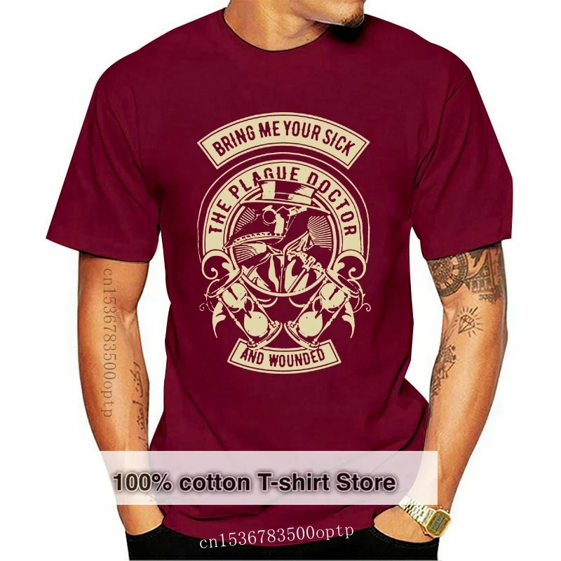 New Recycled Organic T Shirts Retro Vintage Tee Men The Plague Doctor Top Quality Tee Shirt
New Recycled Organic T Shirts Retro Vintage Tee Men The Plague Doctor Top Quality Tee Shirt