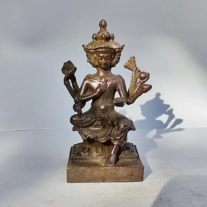 Four-Sided Buddha Buddha Ornament Home Office Display Collection Retro Copper Alloy Crafts Four-Sided Buddha
Four-Sided Buddha Buddha Ornament Home Office Display Collection Retro Copper Alloy Crafts Four-Sided Buddha