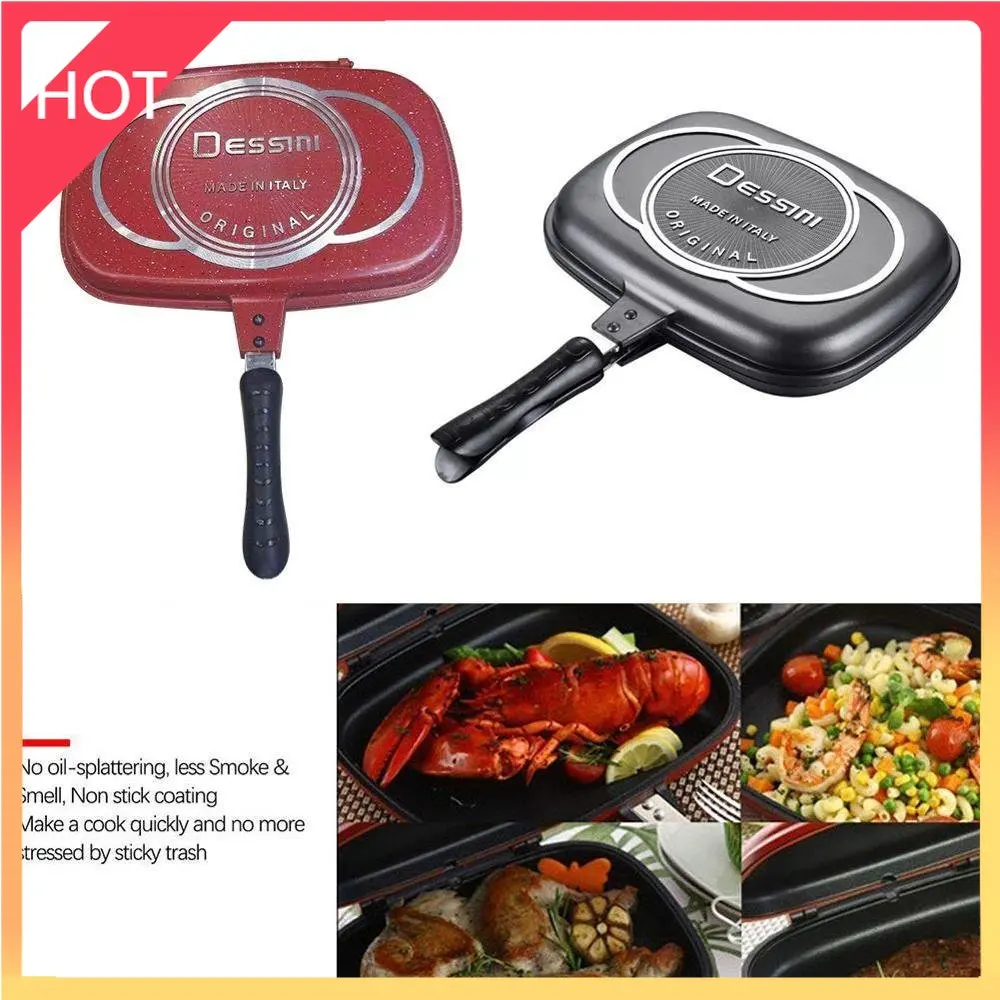 32cm Double-Sided Frying Pan Non-Stick Barbecue Tool Cookware Grill Frying Pan Injection Molding Home Cooking Kitchen Supplies
32cm Double-Sided Frying Pan Non-Stick Barbecue Tool Cookware Grill Frying Pan Injection Molding Home Cooking Kitchen Supplies