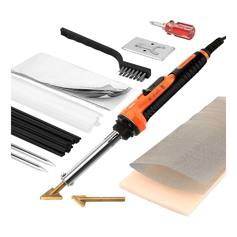 GTBL 100W Plastic Welding Kit, 2-In-1 Plastic Welder & Soldering Iron With Temperature Control US Plug
GTBL 100W Plastic Welding Kit, 2-In-1 Plastic Welder & Soldering Iron With Temperature Control US Plug