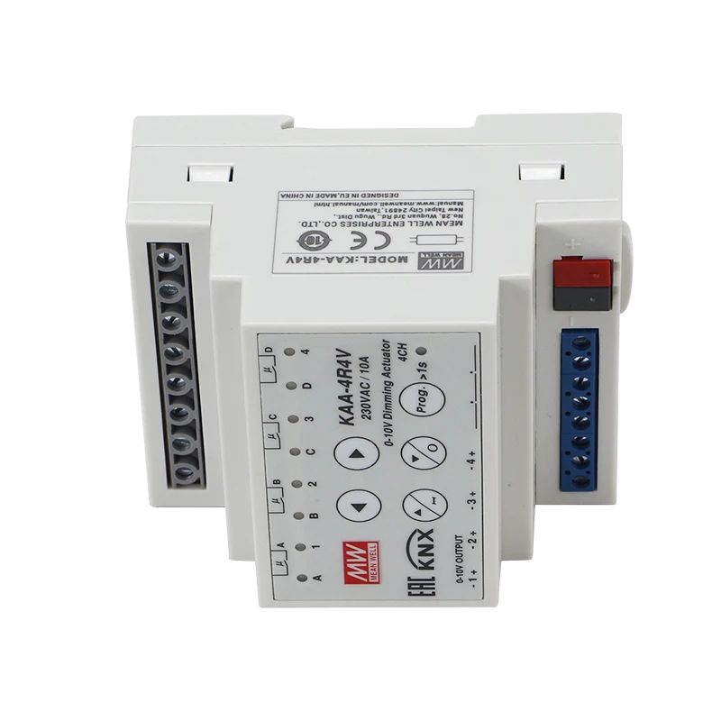FOR Mean Well KAA-4R4V 4 channel LED dimming actuator KNX switching power supply controller for smart home system
FOR Mean Well KAA-4R4V 4 channel LED dimming actuator KNX switching power supply controller for smart home system