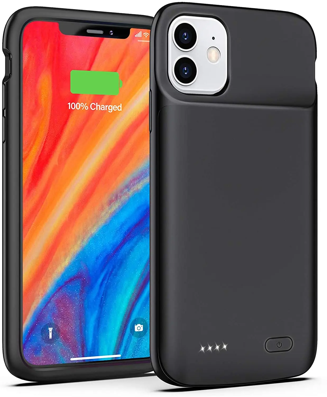 Battery Case for iPhone 11,5000mAh Portable Protective Charger Case Extended Battery Charging Case for iPhone 11
Battery Case for iPhone 11,5000mAh Portable Protective Charger Case Extended Battery Charging Case for iPhone 11