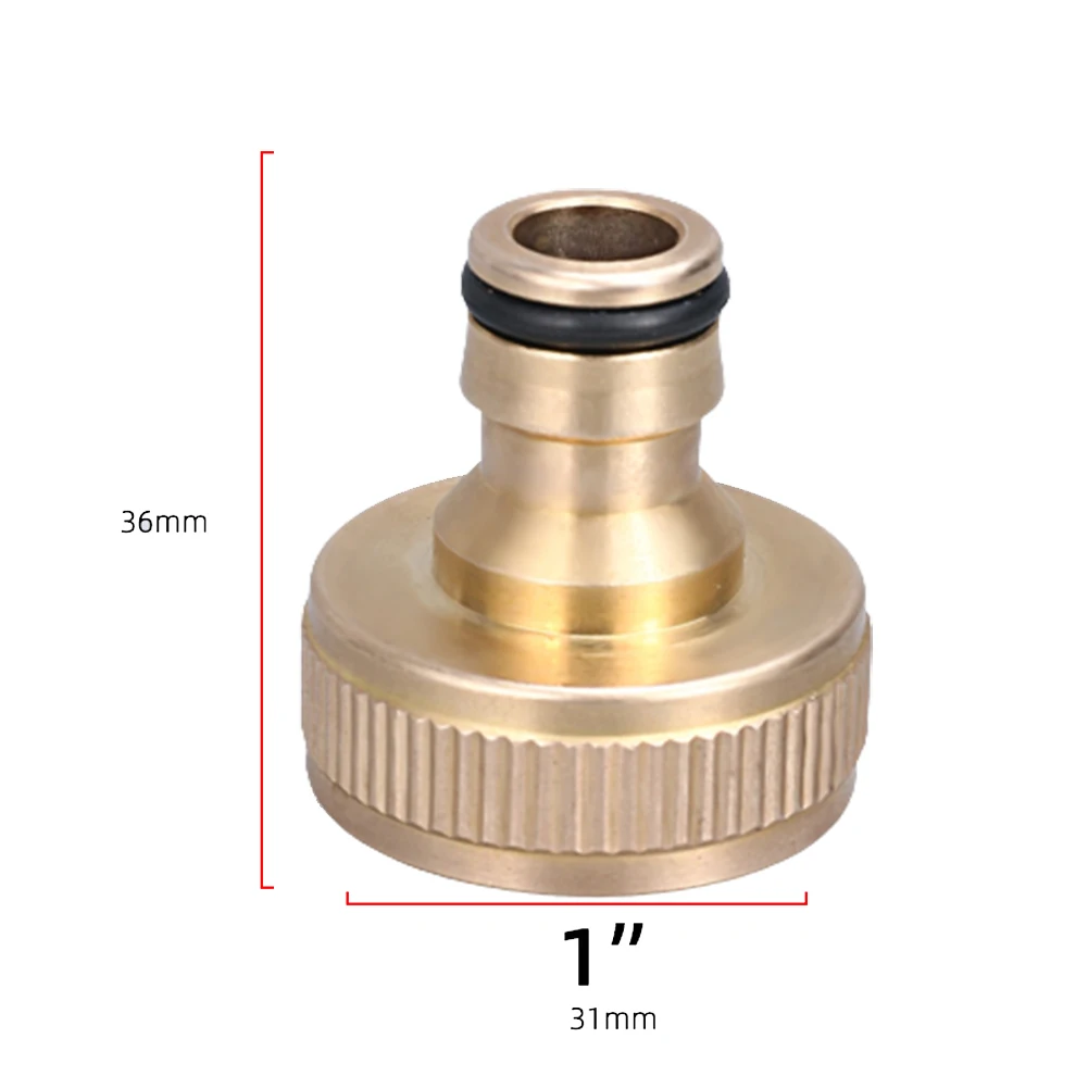 1inch Brass Fitting Adaptor Hose Tap Faucet Water Pipe Connector Garden Watering Adapter Faucet Nozzle Adapters Water Gun Joints
1inch Brass Fitting Adaptor Hose Tap Faucet Water Pipe Connector Garden Watering Adapter Faucet Nozzle Adapters Water Gun Joints