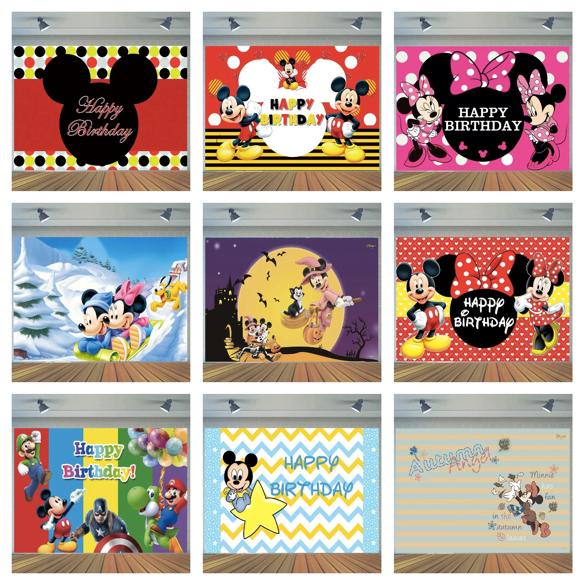 Disney Mickey Mouse Minnie Photography Background Hero Dancing Birthday Party Decoration Banner Backdrop Photo Studio Custom
Disney Mickey Mouse Minnie Photography Background Hero Dancing Birthday Party Decoration Banner Backdrop Photo Studio Custom