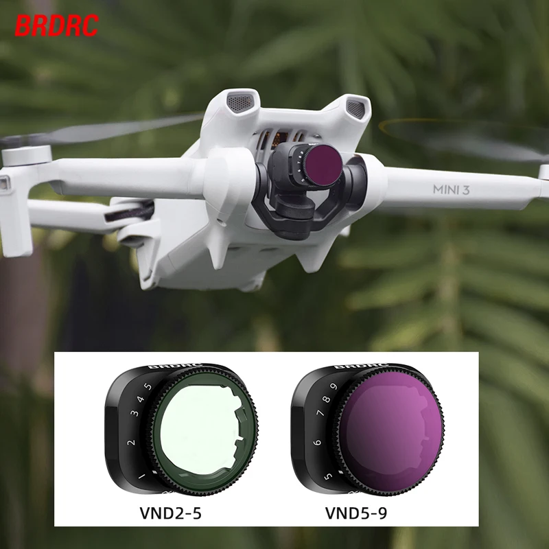 BRDRC ND Filter For DJI Mini 3/Mini 3 Pro,Multi Coated HD Optical Glass, ND4-ND32(2-5 Stops)&ND32-ND512(5-9 Stops) , Accessory
BRDRC ND Filter For DJI Mini 3/Mini 3 Pro,Multi Coated HD Optical Glass, ND4-ND32(2-5 Stops)&ND32-ND512(5-9 Stops) , Accessory