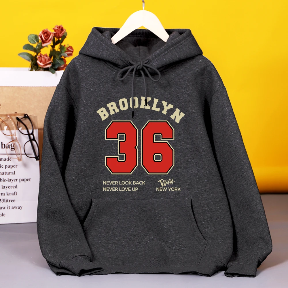 Brooklyn 36 NEW YORK Street Letter Printed Hoodies Women's Autumn Fleece Hoodie Hip Hop Daily Hoody All-Match Outdoor hoodies
Brooklyn 36 NEW YORK Street Letter Printed Hoodies Women's Autumn Fleece Hoodie Hip Hop Daily Hoody All-Match Outdoor hoodies