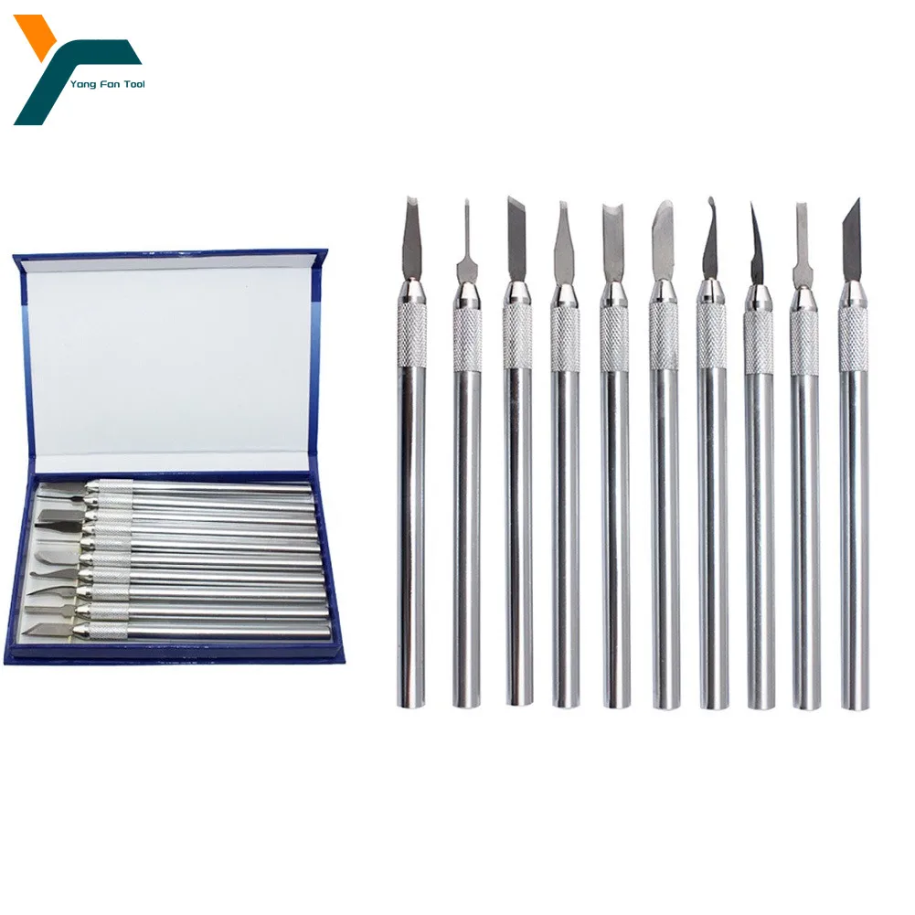 10Pcs Wax Carving Knife Kit Sculpture Blade Wax Mould Pottery Clay Sculpting Carving Modeling Jewelry Cutter Kit Hand Tool 
10Pcs Wax Carving Knife Kit Sculpture Blade Wax Mould Pottery Clay Sculpting Carving Modeling Jewelry Cutter Kit Hand Tool