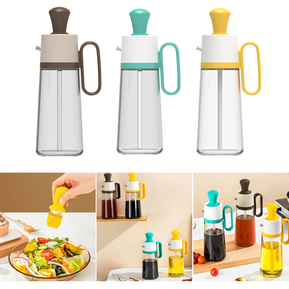 550ml Glass Olive Oil Dispenser Bottle with Silicone Brush 2 in 1 Silicone Dropper Measuring Condiment Container for Kitchen
550ml Glass Olive Oil Dispenser Bottle with Silicone Brush 2 in 1 Silicone Dropper Measuring Condiment Container for Kitchen