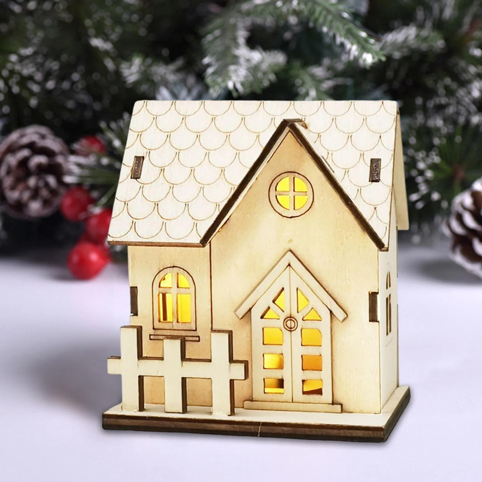 Christmas LED Light Wooden House Luminous Cabin Christmas Decorations For Home DIY Xmas Tree Ornaments New Year 2023 Kids Gifts
Christmas LED Light Wooden House Luminous Cabin Christmas Decorations For Home DIY Xmas Tree Ornaments New Year 2023 Kids Gifts