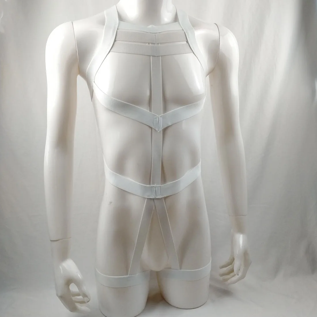 Mens One-piece Body Shoulder Chest Harness Belt Elastic Straps Criss Cross Back Hollow Out Bodysuit new
Mens One-piece Body Shoulder Chest Harness Belt Elastic Straps Criss Cross Back Hollow Out Bodysuit new