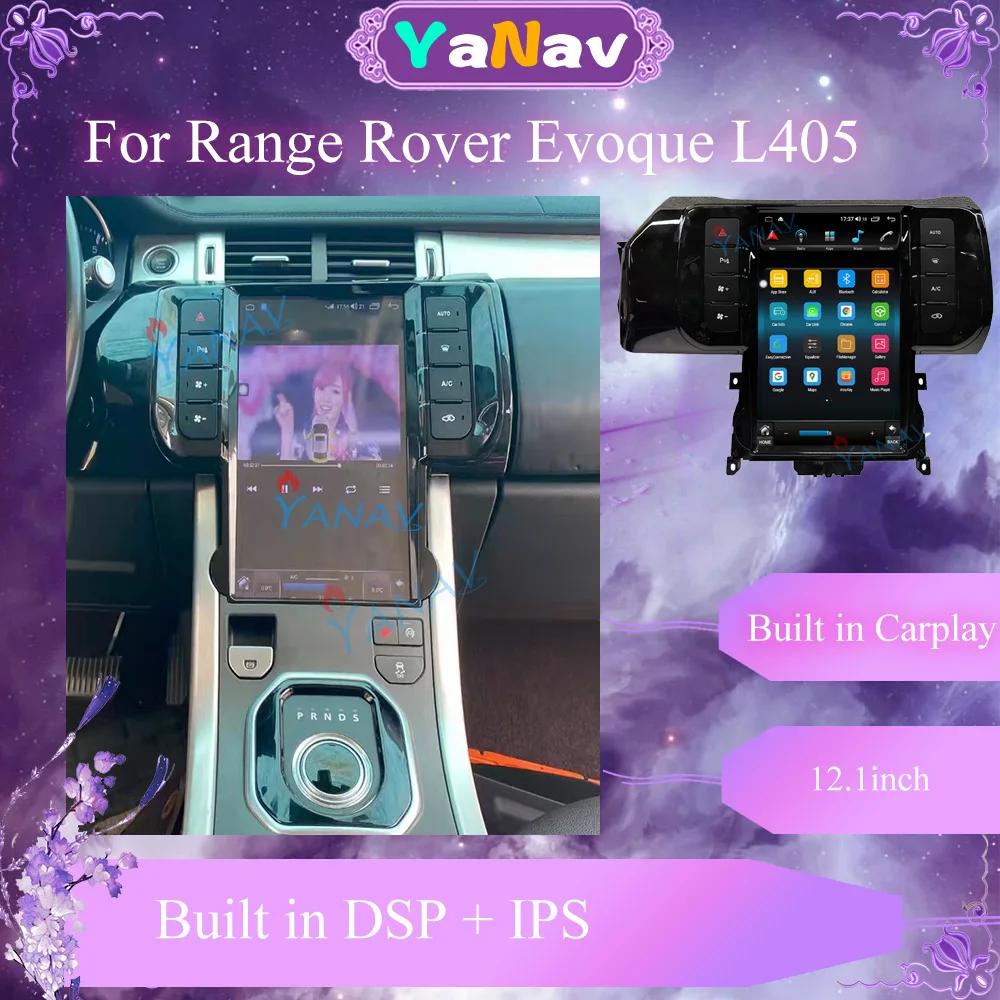 For Range Rover Evoque L405 2014-2018 12.1 Tesla Screen Car Radio Android Head Unit Stereo Carplay Multimedia Player GPS Navigat
For Range Rover Evoque L405 2014-2018 12.1 Tesla Screen Car Radio Android Head Unit Stereo Carplay Multimedia Player GPS Navigat