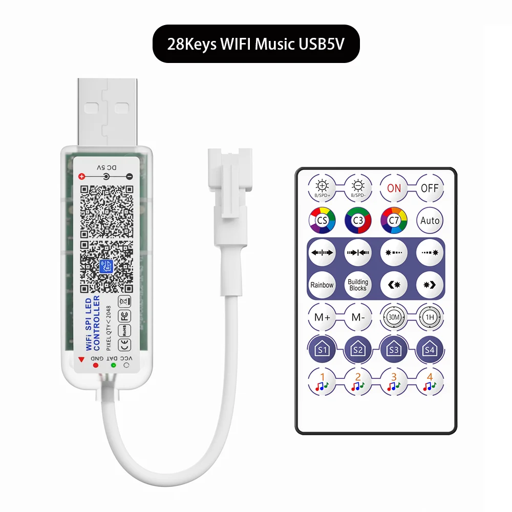 RGB Контроллер Xnbada 24/28 клавиш 2048 точек
RGB Контроллер Xnbada 24/28 клавиш 2048 точек