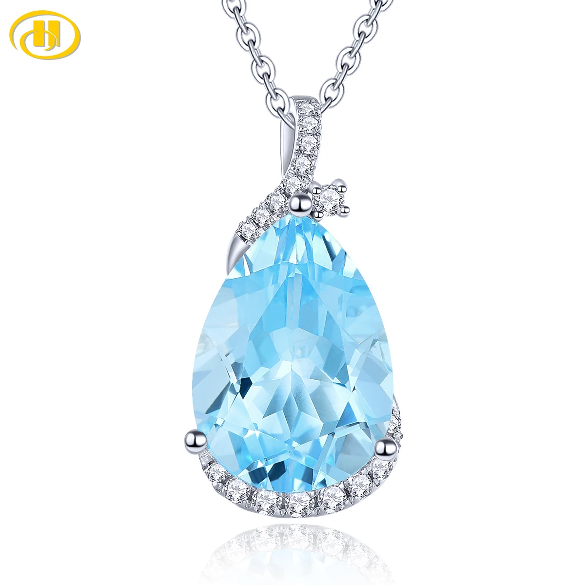 Natural Sky Blue Topaz Silver S925 Pendants 7.2 Carats Pear Shape Classic Women Anniversary Gift Top Quality Fine Jewelrys
Natural Sky Blue Topaz Silver S925 Pendants 7.2 Carats Pear Shape Classic Women Anniversary Gift Top Quality Fine Jewelrys