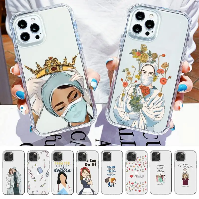 Nurse Medical Medicine Health Heart Phone Case For iPhone 14 13 12 11 Pro Max Mini X Xs XR 6 7 8 Plus SE 2020 Transparent Case
Nurse Medical Medicine Health Heart Phone Case For iPhone 14 13 12 11 Pro Max Mini X Xs XR 6 7 8 Plus SE 2020 Transparent Case