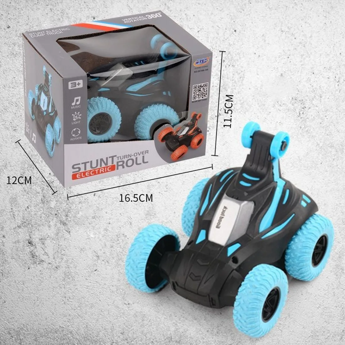 Scale 1/36 Fun Children Electric Roll Stunt Car Toys with Flashing LED Lights Music 360° Tumbling for Kids Boys Girls 78
Scale 1/36 Fun Children Electric Roll Stunt Car Toys with Flashing LED Lights Music 360° Tumbling for Kids Boys Girls 78