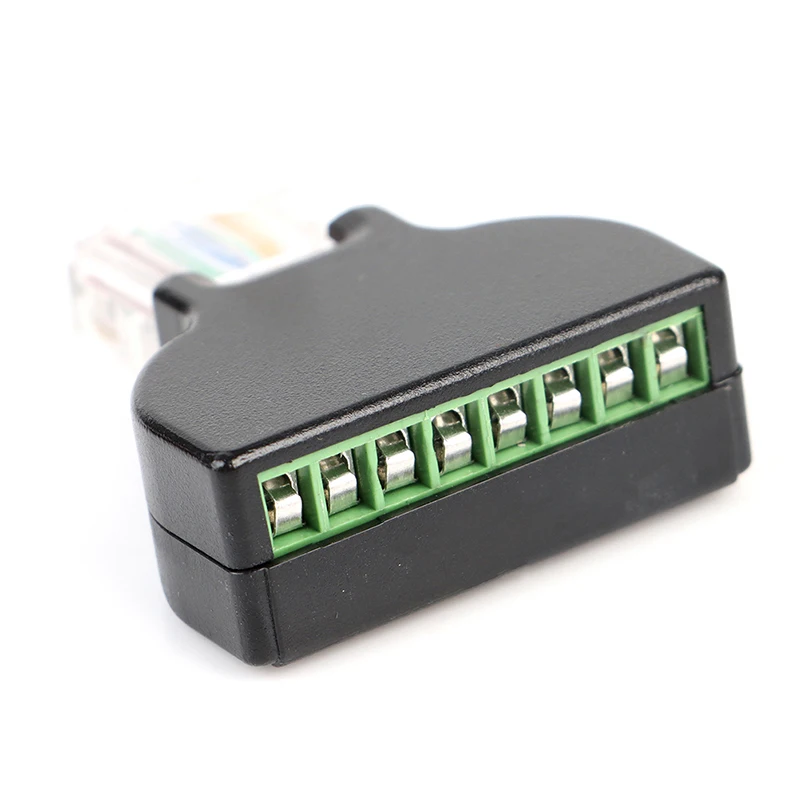 Разъем Ethernet RJ45 для 8-контактного винтового разъема AV для цифровой камеры видеонаблюдения
Разъем Ethernet RJ45 для 8-контактного винтового разъема AV для цифровой камеры видеонаблюдения