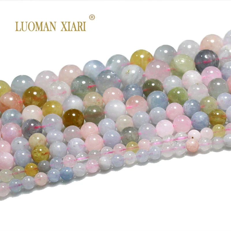 AAA+ 100% Natural Morganite Natural Round Transparent Gemstone Beads for Jewelry Making Diy Bracelet Necklace 4/6/8/10/12mm15''
AAA+ 100% Natural Morganite Natural Round Transparent Gemstone Beads for Jewelry Making Diy Bracelet Necklace 4/6/8/10/12mm15''