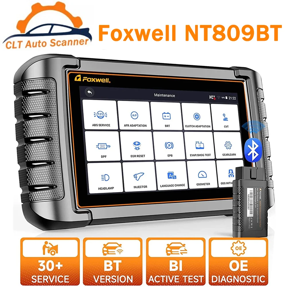 Original FOXWELL NT809BT OBD2 Bluetooth Car Diagnostic Tool All System Bi-Directional Test CANFD 30Reset OBD Code Reader PKNT809
Original FOXWELL NT809BT OBD2 Bluetooth Car Diagnostic Tool All System Bi-Directional Test CANFD 30Reset OBD Code Reader PKNT809