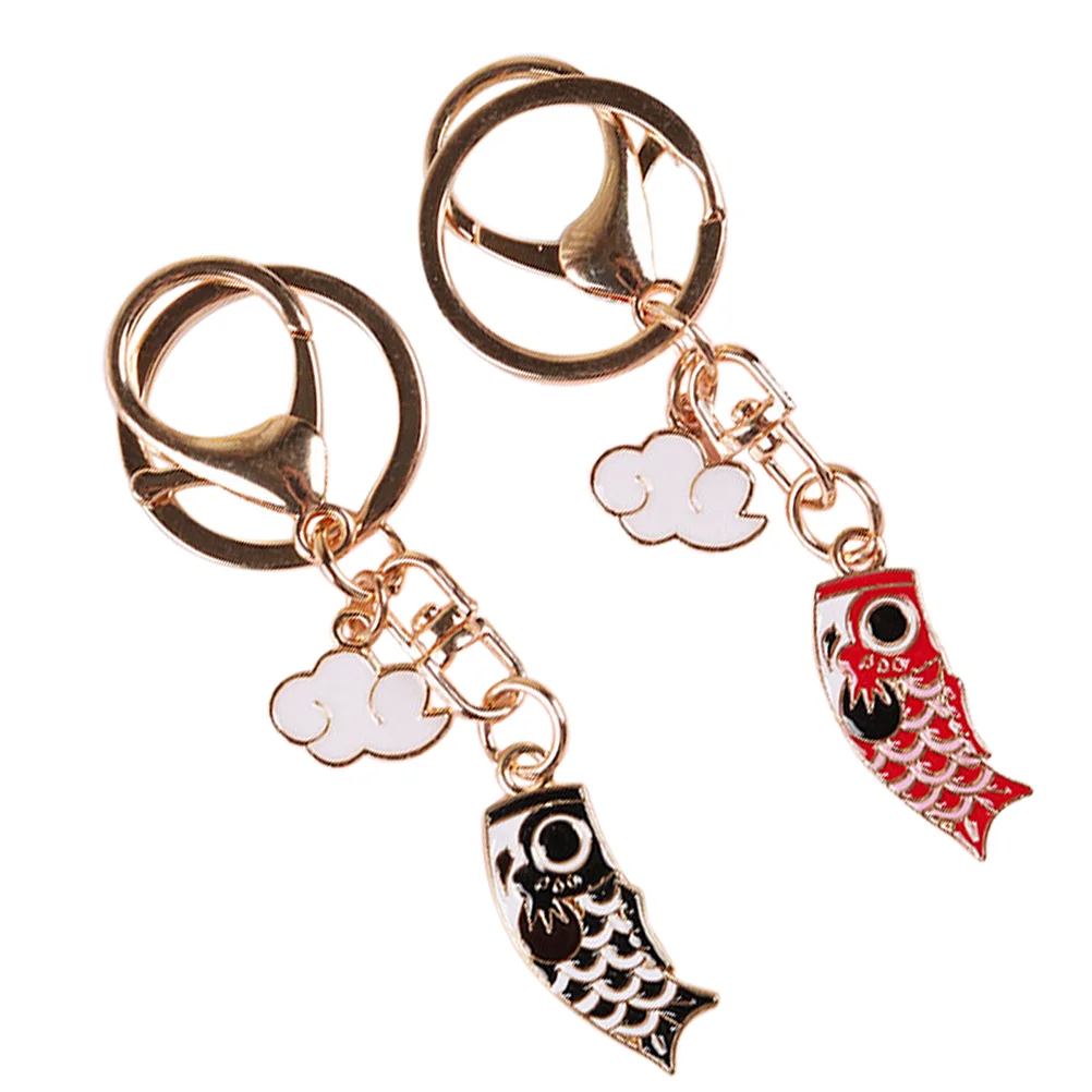 2 Pcs Japanese Style Key Chain Carp Cloud Shape Bag Hanging Pendant Key Rings
2 Pcs Japanese Style Key Chain Carp Cloud Shape Bag Hanging Pendant Key Rings