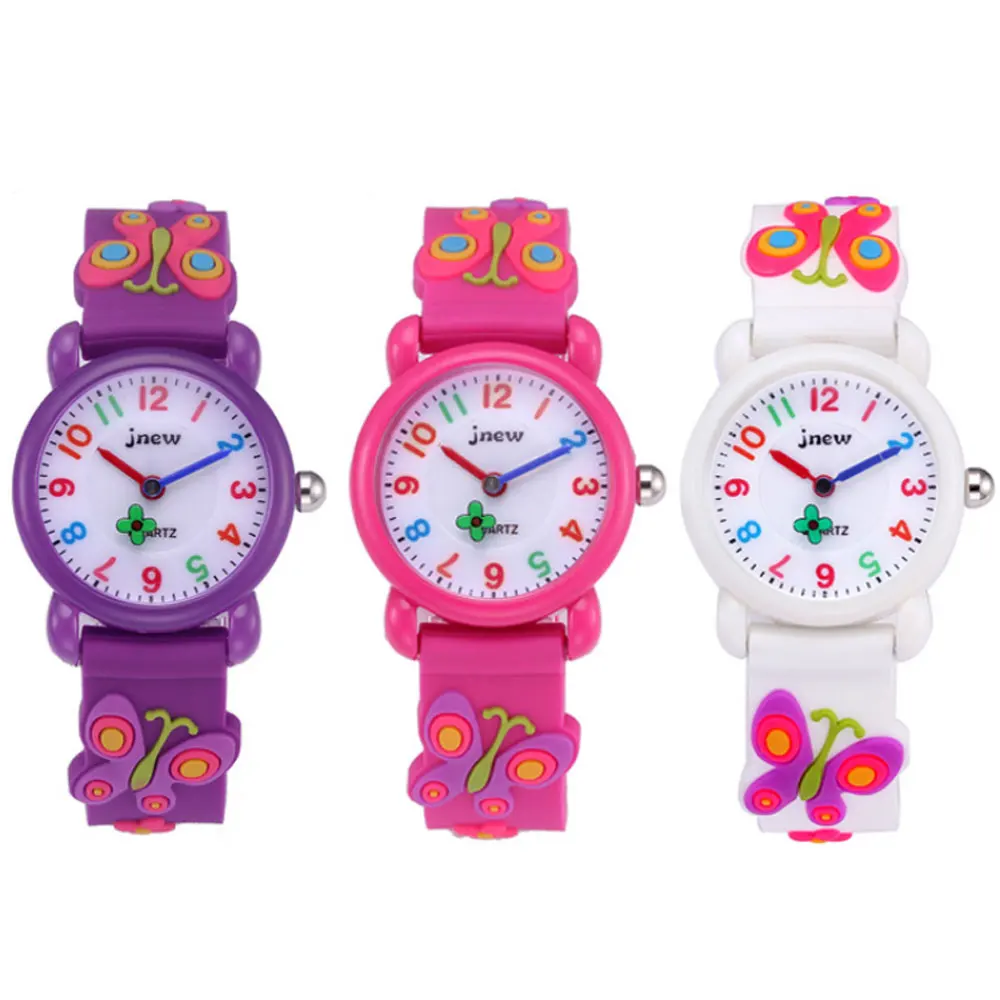 Kids Watch 3d Butterfly ABCD Letter Silicone Watchband Blue Purple Pink Waterproof Quartz Schoolgirl Boy Watches for Children
Kids Watch 3d Butterfly ABCD Letter Silicone Watchband Blue Purple Pink Waterproof Quartz Schoolgirl Boy Watches for Children