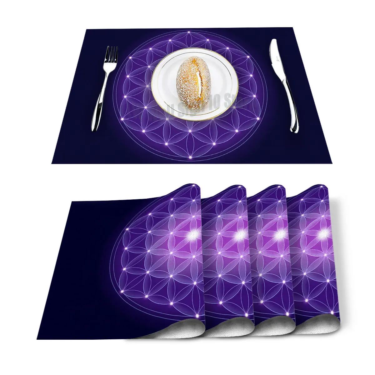 Purple Life Flower Pattern Table Mat Kitchen Decoration Placemat Table Napkin For Wedding Dining Accessories Table Mat
Purple Life Flower Pattern Table Mat Kitchen Decoration Placemat Table Napkin For Wedding Dining Accessories Table Mat