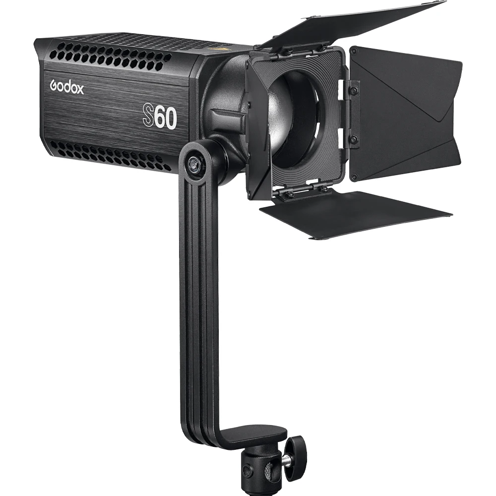 Godox S60 60W Focusing Continuous adjustable LED Photography Spotlight Light With Barn Door for Professional light
Godox S60 60W Focusing Continuous adjustable LED Photography Spotlight Light With Barn Door for Professional light