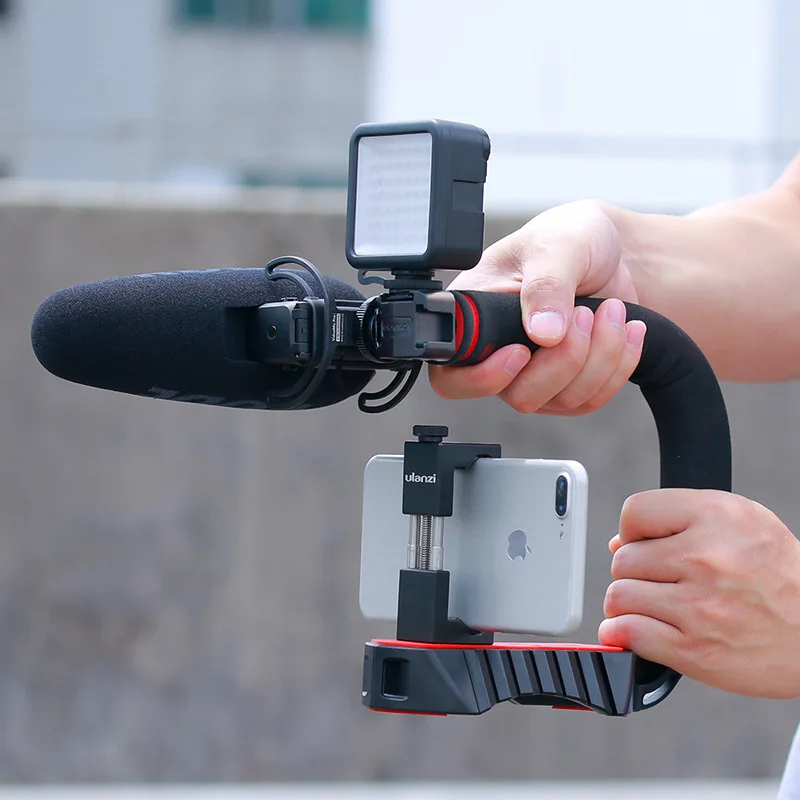 Ulanzi U-Grip Pro C-образный кронштейн Видео стабилизатор Ручка видео Захват для DSLR SLR камеры смартфона камеры телефона видео Rig Kit
Ulanzi U-Grip Pro C-образный кронштейн Видео стабилизатор Ручка видео Захват для DSLR SLR камеры смартфона камеры телефона видео Rig Kit