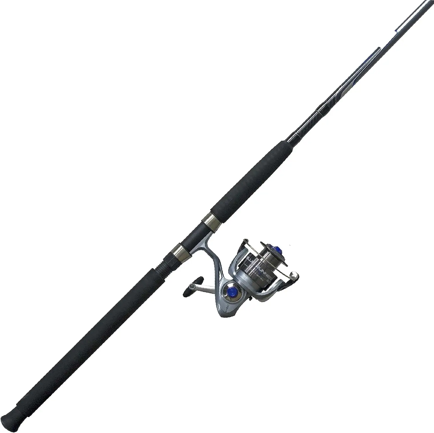 Blue Runner Spinning Reel and Fishing Rod Combo, 9-Foot 2-Piece Fiberglass Fishing Pole, Extended EVA Handle, Medium-Heavy Power
Blue Runner Spinning Reel and Fishing Rod Combo, 9-Foot 2-Piece Fiberglass Fishing Pole, Extended EVA Handle, Medium-Heavy Power
