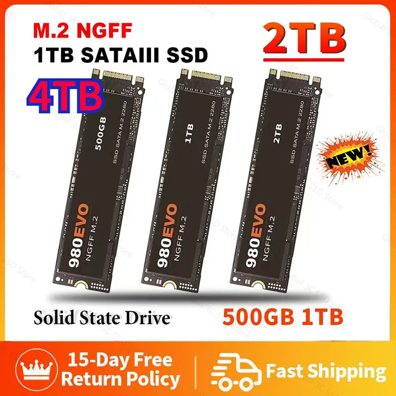 M2 SSD 2280 1Tb 2Tb 4TB HDD Hard Drive M.2 SSD Hard Drive M2 2280 SATA NGFF Hard disk for Famous Brand Laptop PC
M2 SSD 2280 1Tb 2Tb 4TB HDD Hard Drive M.2 SSD Hard Drive M2 2280 SATA NGFF Hard disk for Famous Brand Laptop PC