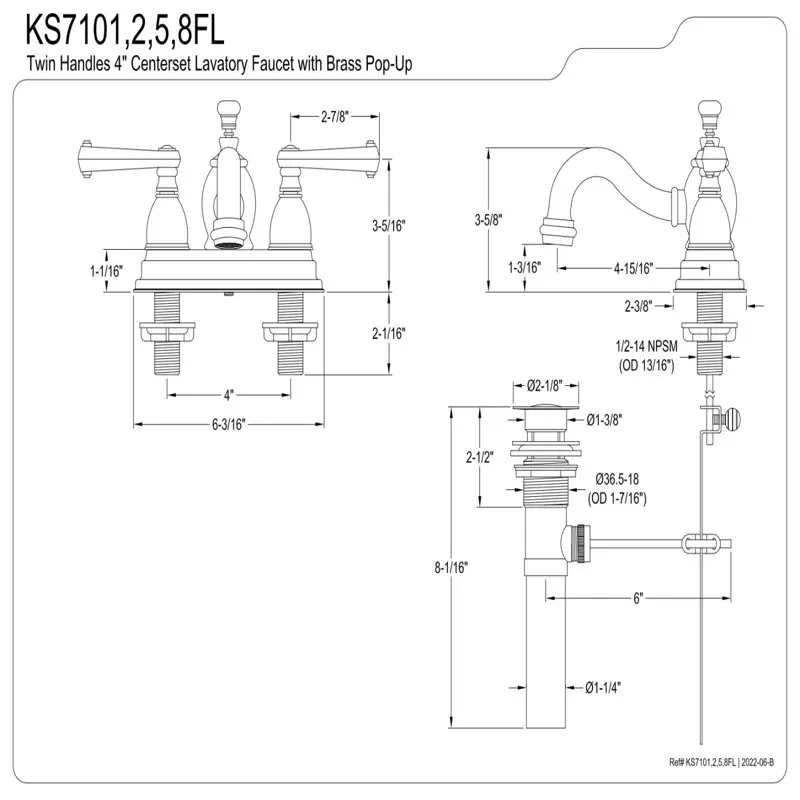 Fantastic 4 in. Centerset Oil Rubbed Bronze Bathroom Faucet for a Stunning Look and Feel.
Fantastic 4 in. Centerset Oil Rubbed Bronze Bathroom Faucet for a Stunning Look and Feel.