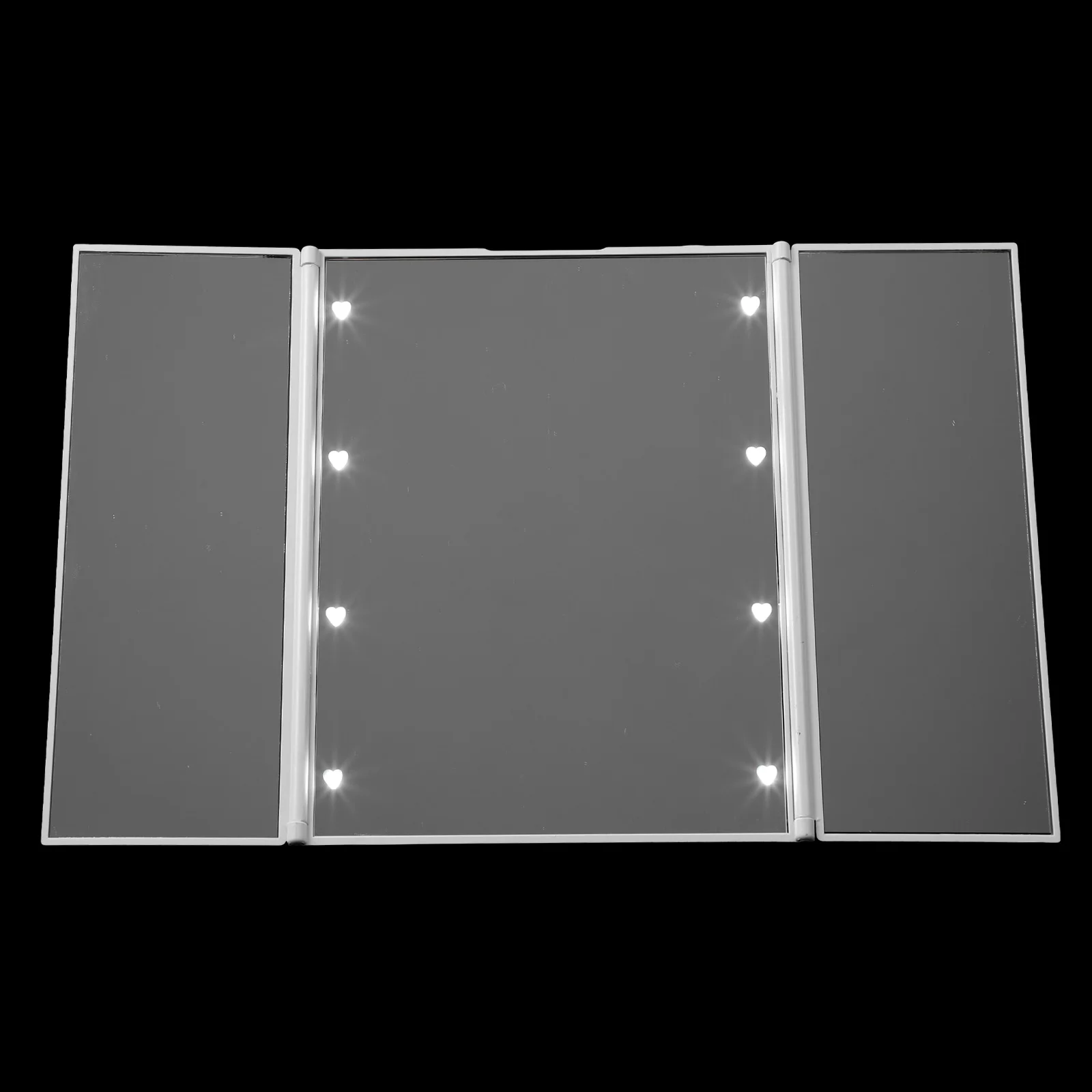 Mirror Makeup Led Vanity Compact Lighted Foldable Desktop Table Stand Mirrors Desk Trifold Magnification Travel High Lights
Mirror Makeup Led Vanity Compact Lighted Foldable Desktop Table Stand Mirrors Desk Trifold Magnification Travel High Lights