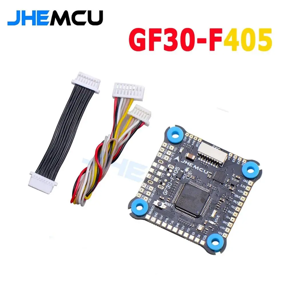 Jhemcu Gf30-f405 F405 Flight Controller Mpu6000 5v 10v Bec Osd Baro 16mb Blackbox 3-8s 30.5x30.5mm For Fpv Freestyle Drone 
Jhemcu Gf30-f405 F405 Flight Controller Mpu6000 5v 10v Bec Osd Baro 16mb Blackbox 3-8s 30.5x30.5mm For Fpv Freestyle Drone