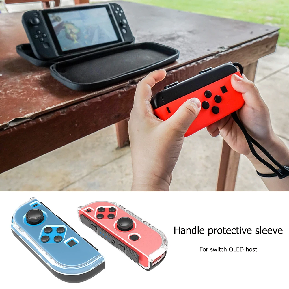 2pcs Handheld Controller Housing Game Console Handle Accessories Transparent Replacement Shell Case for NS OLED Transparent
2pcs Handheld Controller Housing Game Console Handle Accessories Transparent Replacement Shell Case for NS OLED Transparent