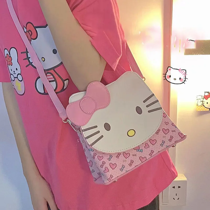 2022 Hello Kitty Messenger Bag Anime Sanrio Cartoon Kitty Ins Female Large Capacity Handbag Student Shoulder Bag Girls Gift
2022 Hello Kitty Messenger Bag Anime Sanrio Cartoon Kitty Ins Female Large Capacity Handbag Student Shoulder Bag Girls Gift