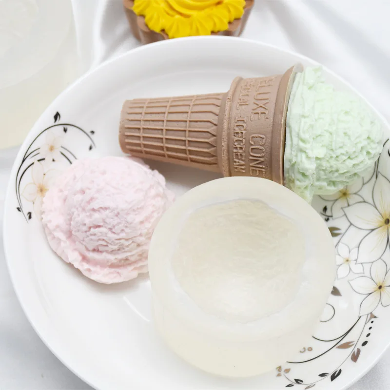 Ice Cream Silicone Molds Silicone Soap Molds Silica Gel Die Aroma Stone Candle Mould Creative Ice Cream Cone Candle Making
Ice Cream Silicone Molds Silicone Soap Molds Silica Gel Die Aroma Stone Candle Mould Creative Ice Cream Cone Candle Making