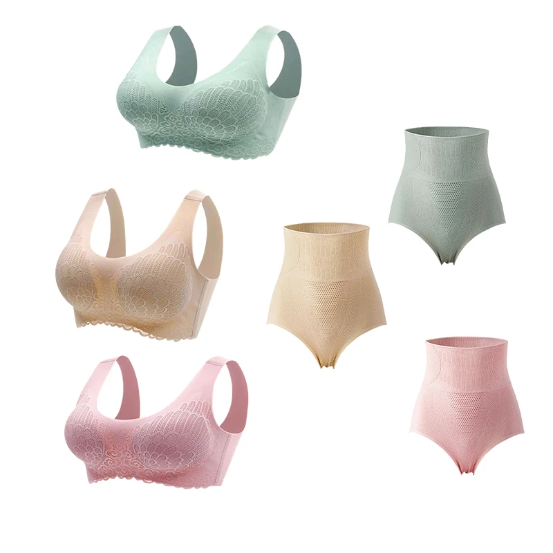 3PCS Women Underwear Bra Sets Seamless Women Bra Panties Set Sexy Bodyshape Lingerie Female Sports Yoya Bras Slimming Panties
3PCS Women Underwear Bra Sets Seamless Women Bra Panties Set Sexy Bodyshape Lingerie Female Sports Yoya Bras Slimming Panties