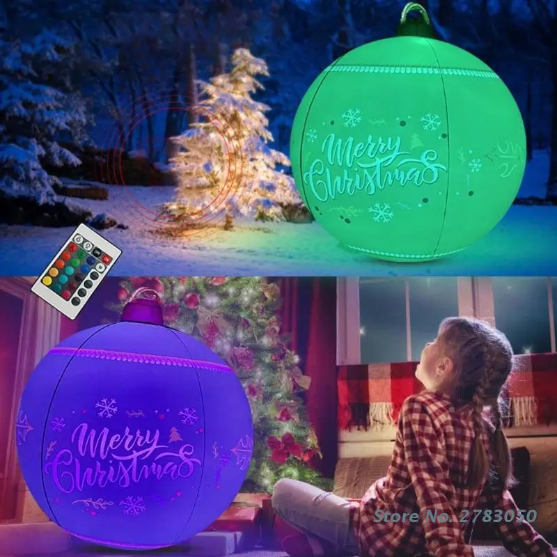 Large LED Inflatable Decorative Balloon Glowing Christmas Ball Christmas Outdoor Party Decoration Remote Control Light Ball
Large LED Inflatable Decorative Balloon Glowing Christmas Ball Christmas Outdoor Party Decoration Remote Control Light Ball