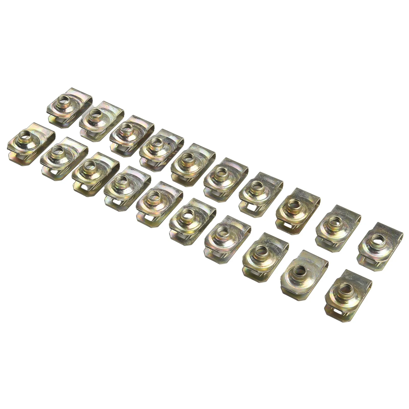 40x High Quality Durable Body Bolts U Nuts Clips for Secure Engine and Fender Lining Suitable for Multiple Car Brands
40x High Quality Durable Body Bolts U Nuts Clips for Secure Engine and Fender Lining Suitable for Multiple Car Brands