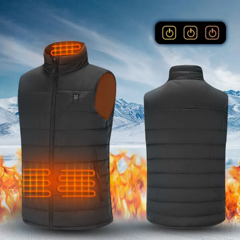 Men Heated Vest Electric Heating Jacket Winter Warm Fleece Sweater Vest for Men Lightweight Sleeveless Vest Male Clothing
Men Heated Vest Electric Heating Jacket Winter Warm Fleece Sweater Vest for Men Lightweight Sleeveless Vest Male Clothing