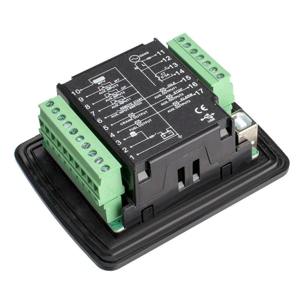 DC30D Generator Control Module Small Diesel Gasoline Genset Controller Panel USB Programmable PC Connection Start Stop Monitor
DC30D Generator Control Module Small Diesel Gasoline Genset Controller Panel USB Programmable PC Connection Start Stop Monitor