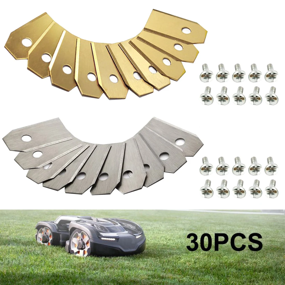 30pcs Stainless Steel Lawn Blade For Outdoor Garden Grass Cutter Trimmer Lawn Robot Blades Lawn Mower Replacement Blades
30pcs Stainless Steel Lawn Blade For Outdoor Garden Grass Cutter Trimmer Lawn Robot Blades Lawn Mower Replacement Blades