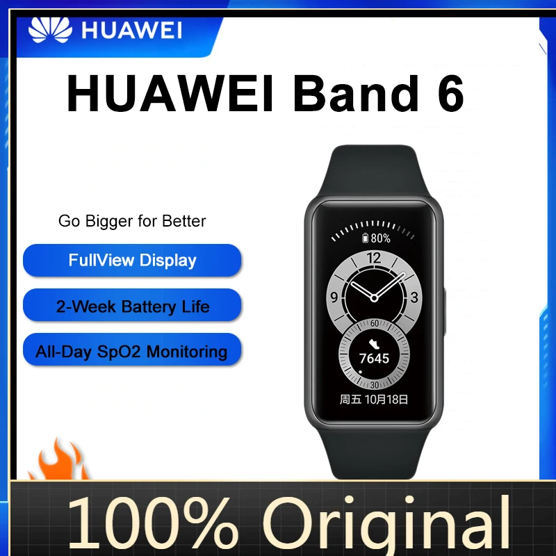 Global Version Huawei Band 6 Smartband Blood Oxygen Heart Rate Tracker Sleep monitoring Wristband Smart Bracelet 1.47'' AMOLED
Global Version Huawei Band 6 Smartband Blood Oxygen Heart Rate Tracker Sleep monitoring Wristband Smart Bracelet 1.47'' AMOLED