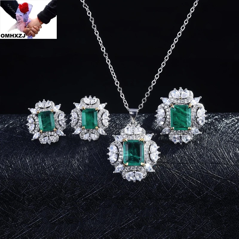 OMHXZJ Wholesale JE221 European Fashion Fine Woman Party Birthday Wedding Gift 18KT White Gold Ring+ Earrings+Pendant JewelrySet 
OMHXZJ Wholesale JE221 European Fashion Fine Woman Party Birthday Wedding Gift 18KT White Gold Ring+ Earrings+Pendant JewelrySet