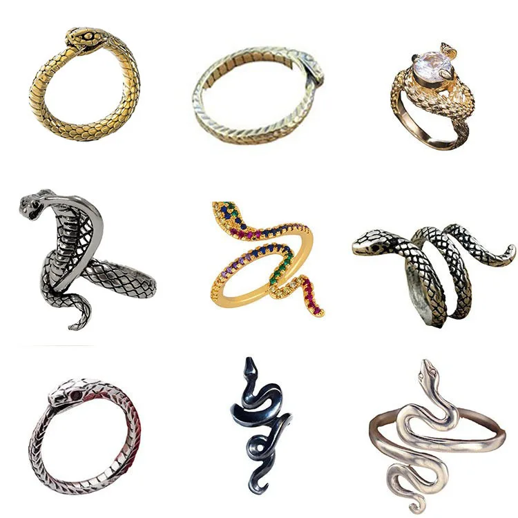Vintage Winding Snake-shaped Ring, Aesthetic Metal Snake-shaped Finger Jewelry, Unisex, Unisex, Cool Style Finger Decoration
Vintage Winding Snake-shaped Ring, Aesthetic Metal Snake-shaped Finger Jewelry, Unisex, Unisex, Cool Style Finger Decoration