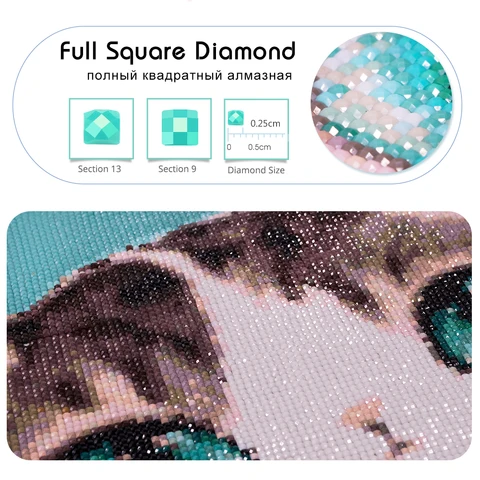 huacan фото обычай алмазная живописи пяльцев полной площади картину страз DIY алмазная мозаику вышивки продажи алмазов
