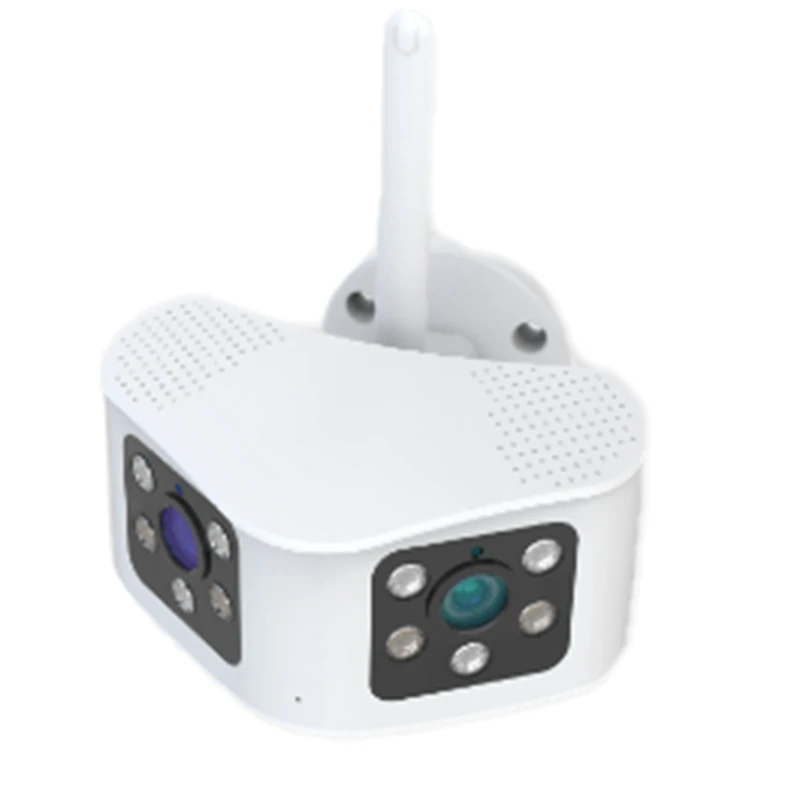 4K 8MP Dual Lens Wifi IP Camera Outdoor 180° Ultra Wide View Angle Panoramic Human Detect CCTV Camera EU Plug
4K 8MP Dual Lens Wifi IP Camera Outdoor 180° Ultra Wide View Angle Panoramic Human Detect CCTV Camera EU Plug